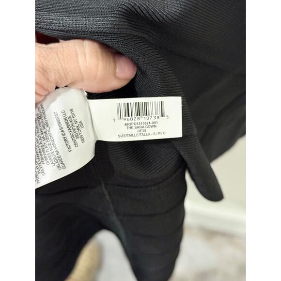 Herve Leger Strapless Bandage Formal Cocktail Long Dress Black Womens Size Small - Picture 4 of 6